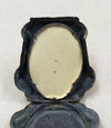 Ornate Victorian LOCKET G/F Gold Filled jewelry Pendant Portrait Porcelain