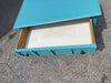 Blue Painted Low Dresser / Side Table