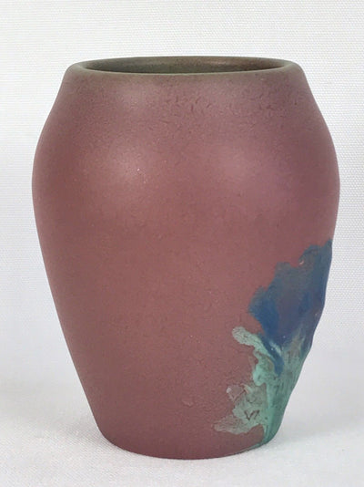 1905 Rookwood Burgundy Matte Glaze Vase by Artist Sallie Toohey