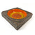 MCM Italian Rosenthal Netter Pottery Ashtray Orange 1058A