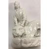 Vintage Chinese Blanc de Chine Tiger Tamer