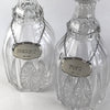 Pair of 1980's English Sterling Silver Bottle Tags Sherry & Port