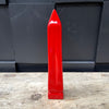 1970s Jaru Red Ceramic Obelisk