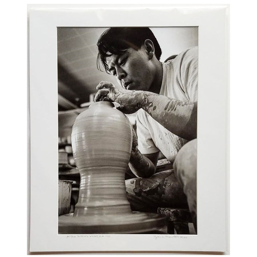 Tyler Thornton "At the Potter’s Wheel" LA, 1964- Original Photograph