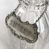 1960's Gorham Sterling Silver Sherry Bottle Tag