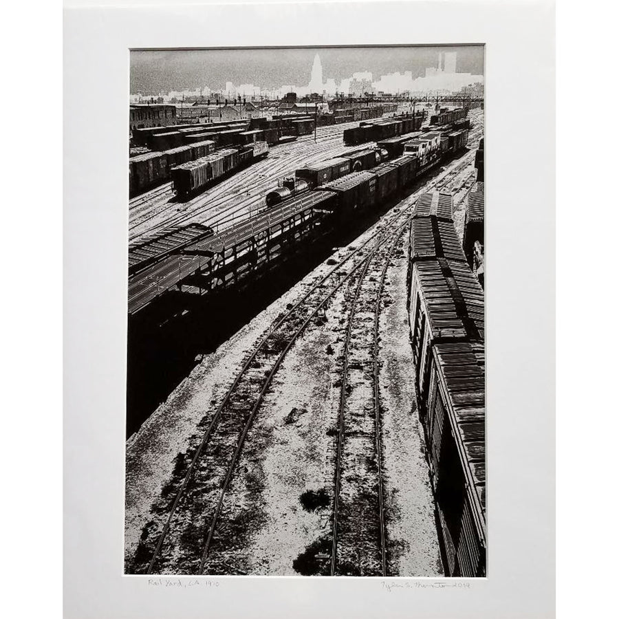 Tyler Thornton "Rail Yard” L.A. 1970 - Original Photograph