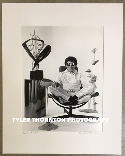 Tyler Thornton Tony Melendy Sculptor 1968 Original Photograph The Mart Collective Venice LA CA